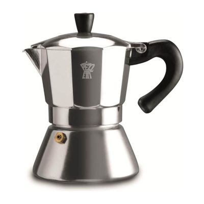 Espressokan Pezzetti inductie - 6 kops - Aluminium*