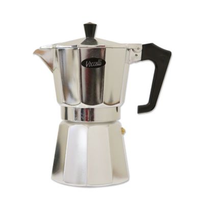 Espressokan Voccelli - 6 kops - Aluminium*