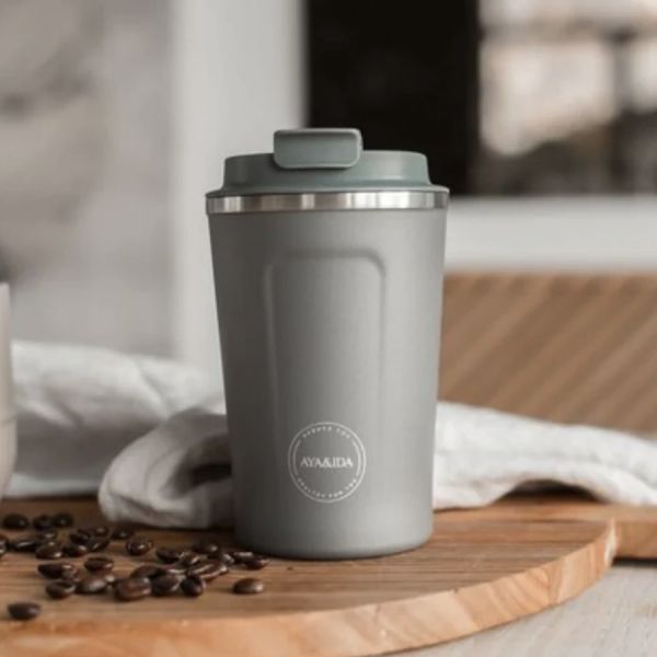 Aya & Ida - CUP2GO beker - Tropical Green - 380ml