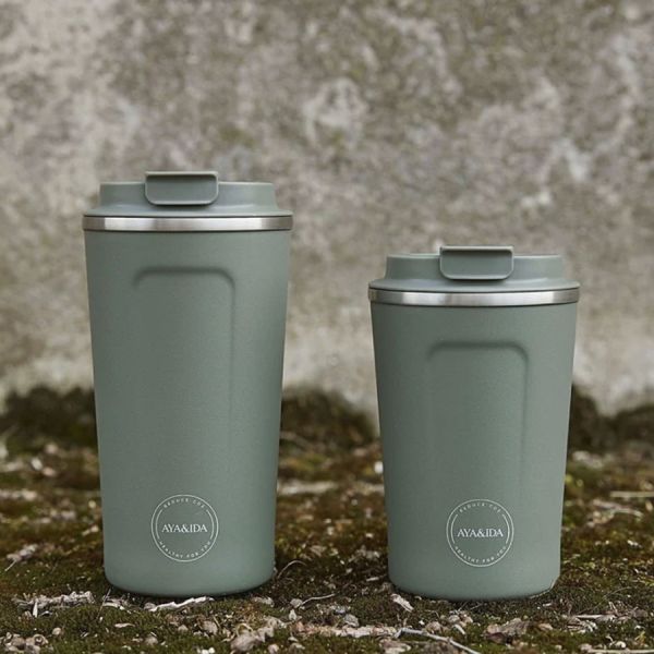 Aya & Ida - CUP2GO beker - Tropical Green - 500ml